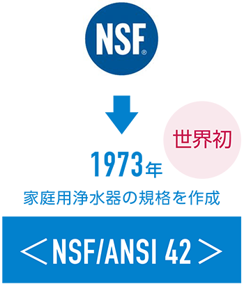 ＜NSF/ANSI 42＞