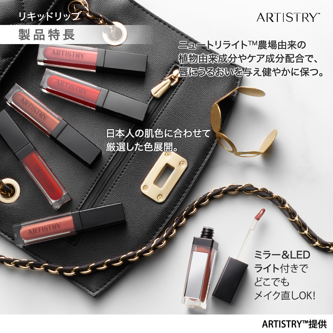 アーティストリー リキッドリップ 特長 | amwaylive