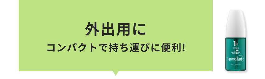 外出用に コンパクトで持ち運びに便利！